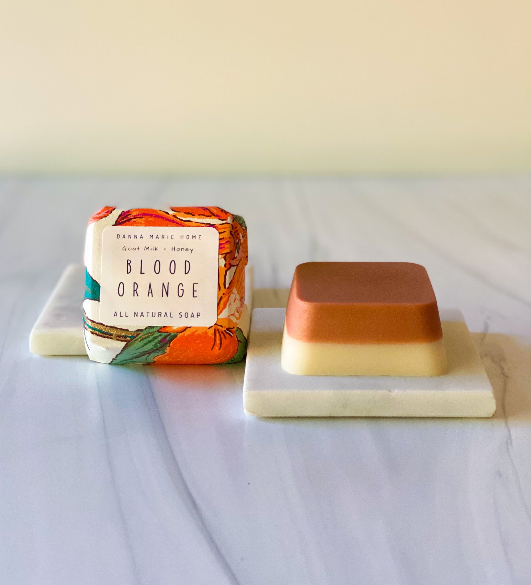 Blood Orange Goat Milk & Honey Soap | All Natural Soap | Pure Essential Oils